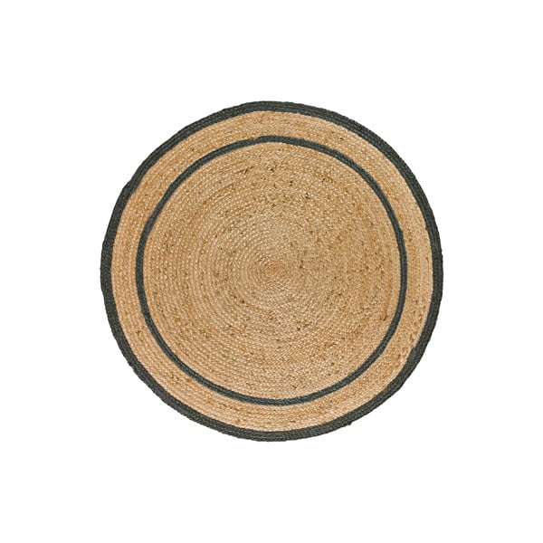 Šedo-přírodní barvě kulatý koberec ø 90 cm Mahon – Universal