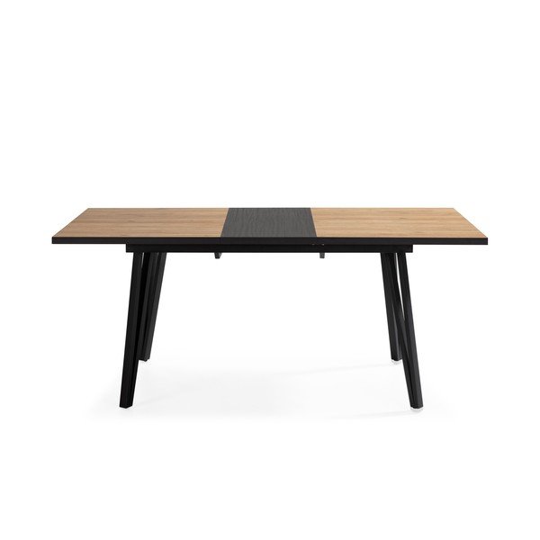 Jídelní stůl s deskou v dubovém dekoru 90x140 cm Cleo – Marckeric-image-3