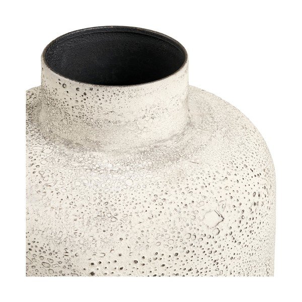 Krémová kovová vysoká váza (výška 78,5 cm) Hou – House Nordic-image-2