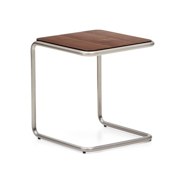 Odkládací stolek v dekoru ořechu 42x42 cm Tarsel – Kave Home