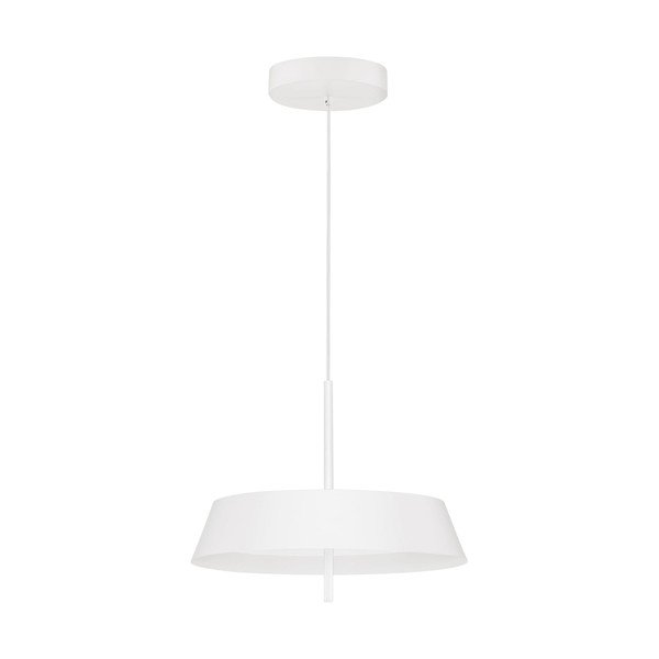 Bílé hliníkové LED stmívatelné závěsné svítidlo ø 45 cm Velio – Nova Luce