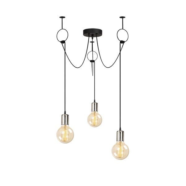 Černé závěsné svítidlo Opviq lights Sirin-image-2