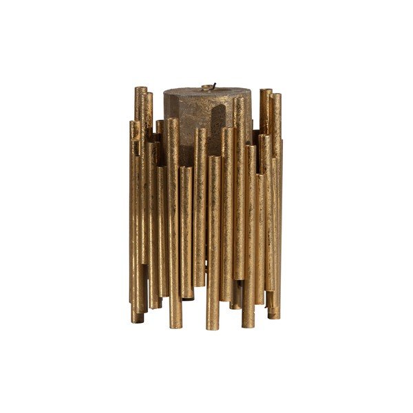 Kovový svícen ve zlaté barvě BePureHome, výška 18 cm-image-1