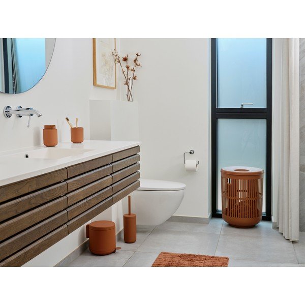 Oranžový plastový koš na prádlo 60 l Ume – Zone-image-1