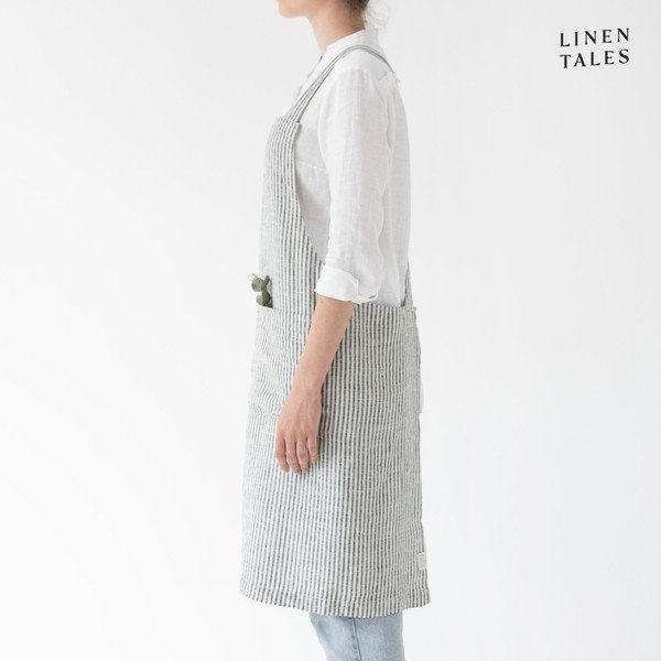 Lněná zástěra Crossback – Linen Tales-image-1
