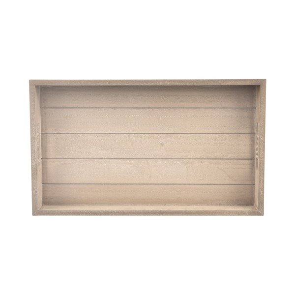 Hnědý servírovací tác z lisovaného dřeva Orion, 34 x 20 cm-image-1