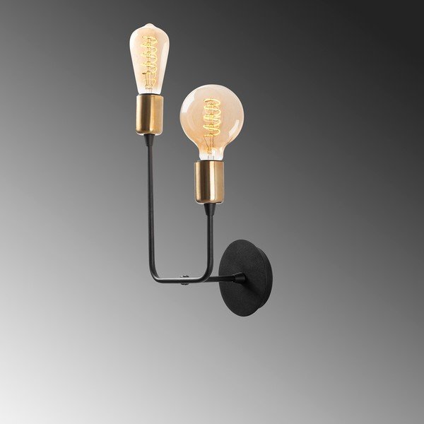 Černé nástěnné svítidlo Dolma – Opviq lights-image-4