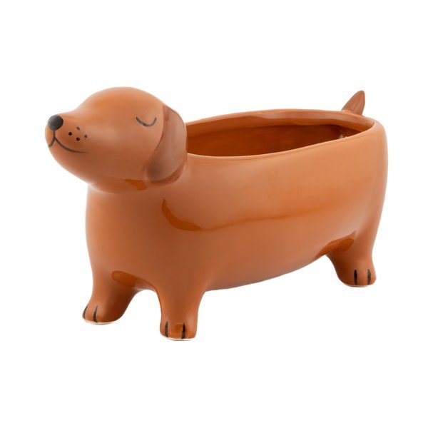 Keramický obal na květináč Sausage Dog – Sass & Belle