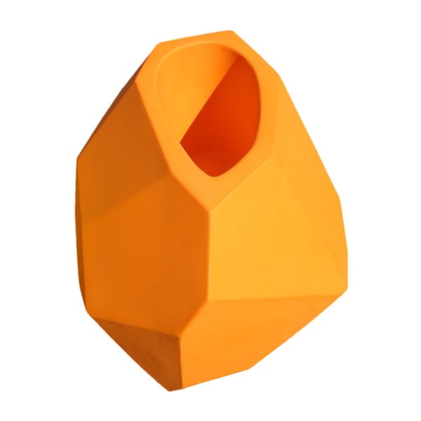 Oranžový  květináč Slide Secret, 52 x 32 cm