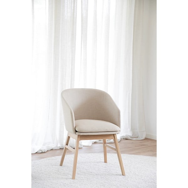 Béžová čalouněná jídelní křesla v sadě 2 ks Windham – Rowico-image-1
