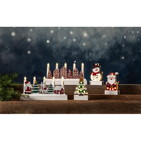 Bílá světelná dekorace s vánočním motivem Freddy – Star Trading-image-4