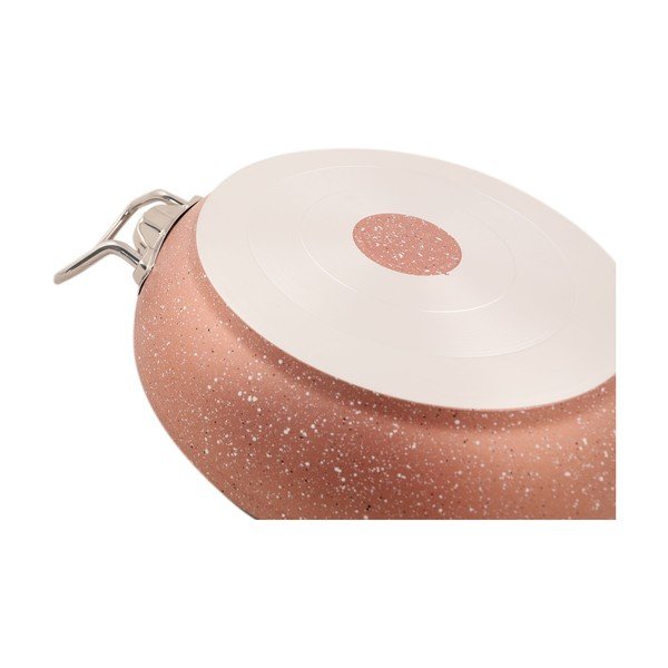 Růžová hliníková pánev Güral Porselen Classic, ø 22 cm-image-1