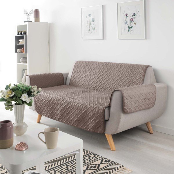 Hnědý 4místný ochranný potah na pohovku Lounge – douceur d'intérieur-image-2