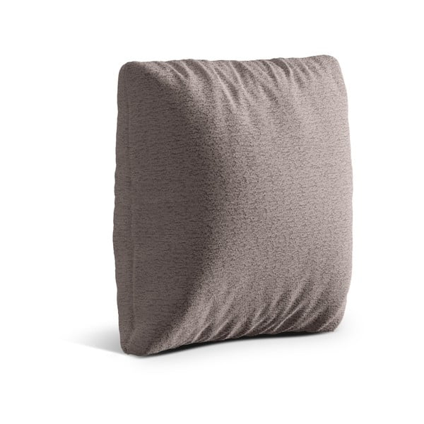 Šedobéžový polštář na gauč z textilie bouclé Kemi – Cosmopolitan Design-image-1