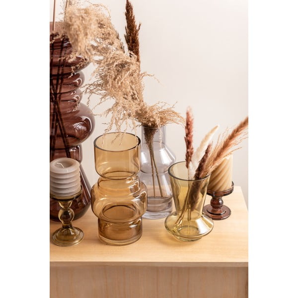 Šedá svíčka PT LIVING Layered, výška 7,5 cm-image-4