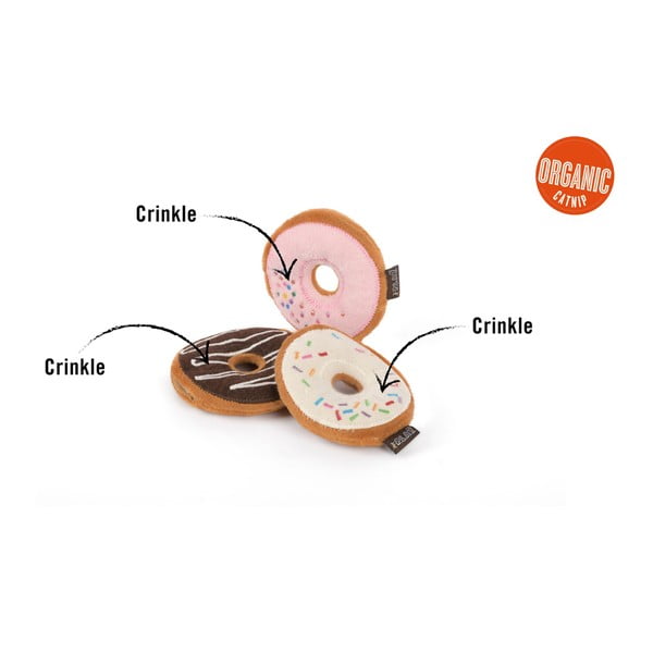 Hračky pro kočku v sadě 3 ks Donuts – P.L.A.Y.-image-4