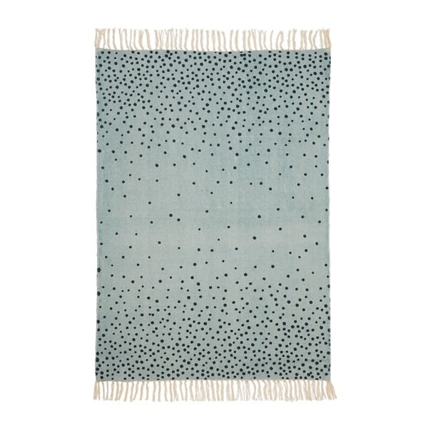 Modrý koberec Done by Deer, 90 x 120 cm
