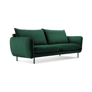 Zelená sametová pohovka Cosmopolitan Design Vienna, 160 cm