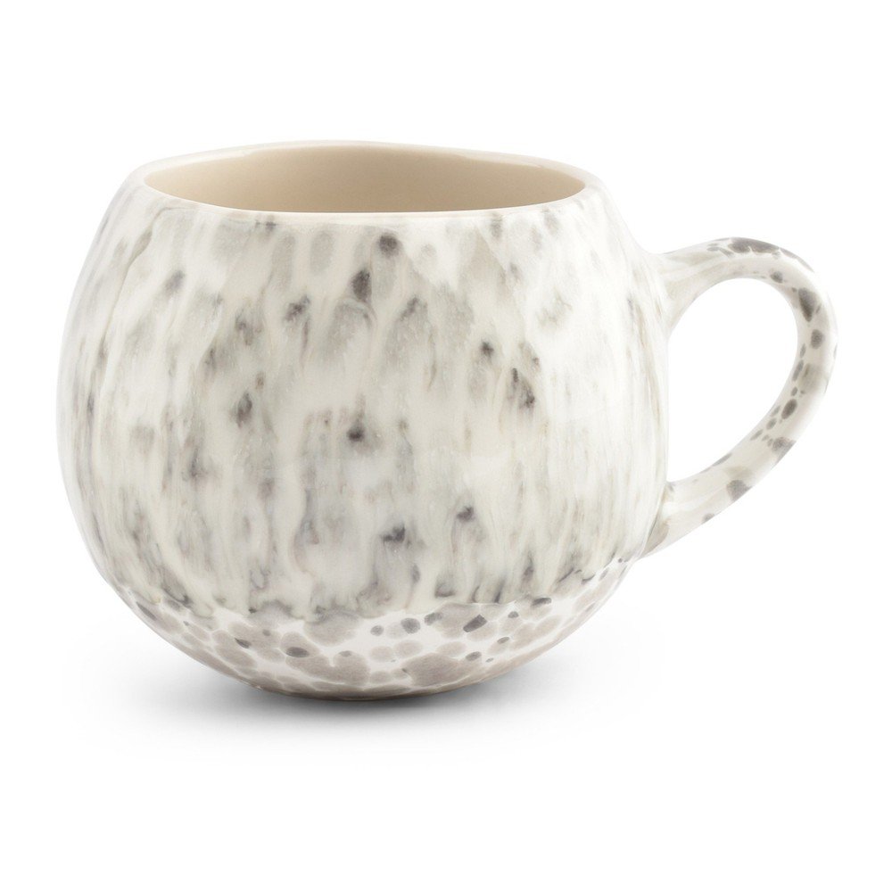 Šedý kameninový hrnek 460 ml Muggies – Salt&Pepper