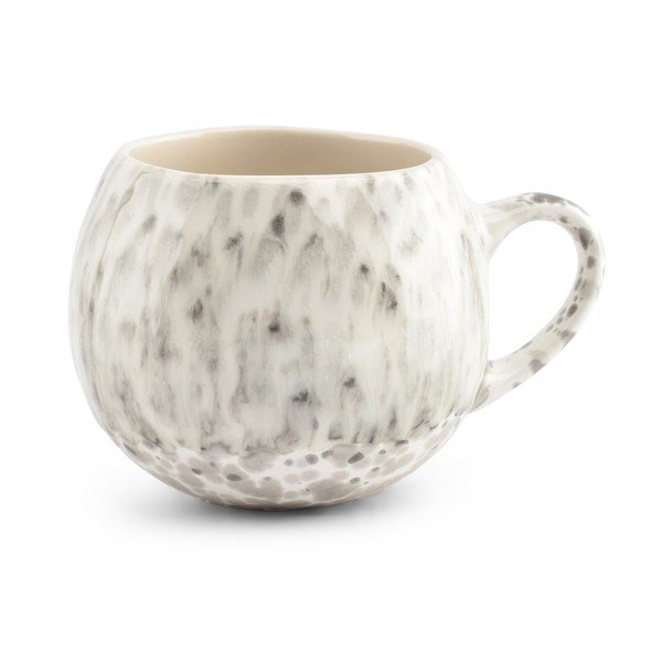 Šedý kameninový hrnek 460 ml Muggies – Salt&Pepper