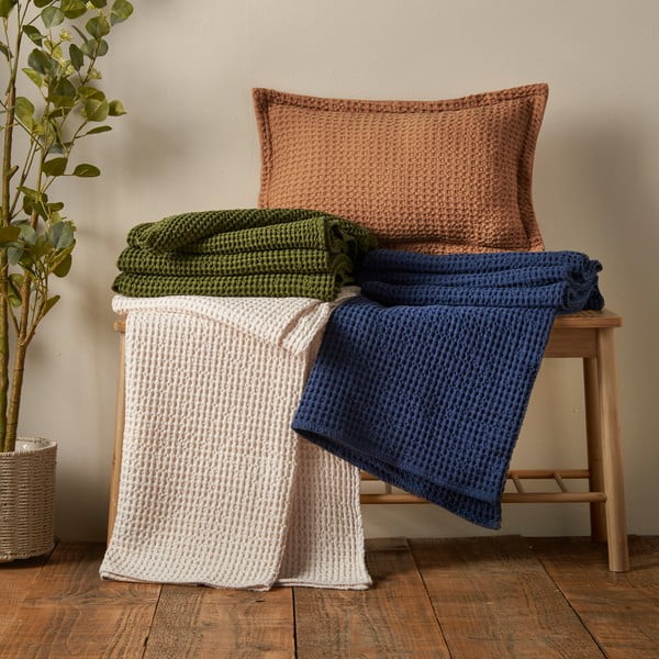 Bavlněný dekorační polštář 30x50 cm Jaipur Chunky Waffle – Pineapple Elephant-image-4