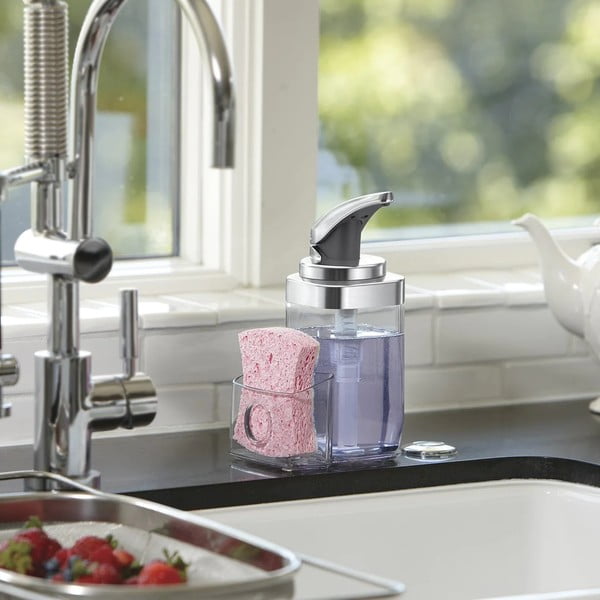 Kovový dávkovač mýdla 650 ml - simplehuman-image-1