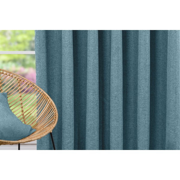 Modrý závěs 140x260 cm Atacama – Mendola Fabrics-image-1