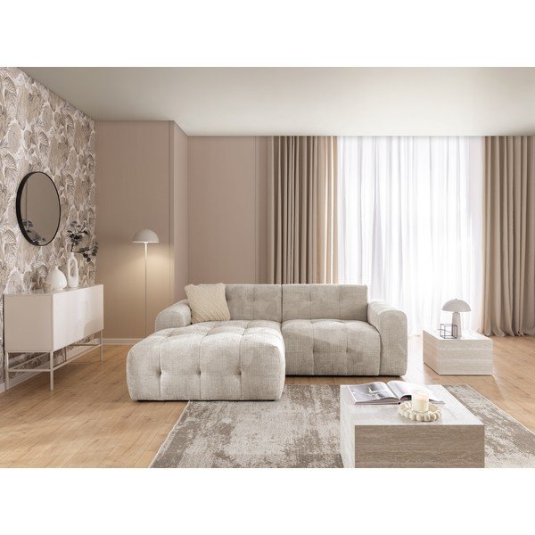 Béžová rohová pohovka (levý roh/s lenoškou) Melva – Ropez-image-3