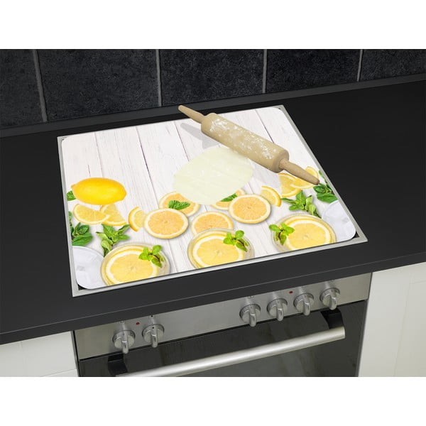 Kryt na zeď u sporáku z tvrzeného skla 50x56 cm Lemons – Wenko-image-1