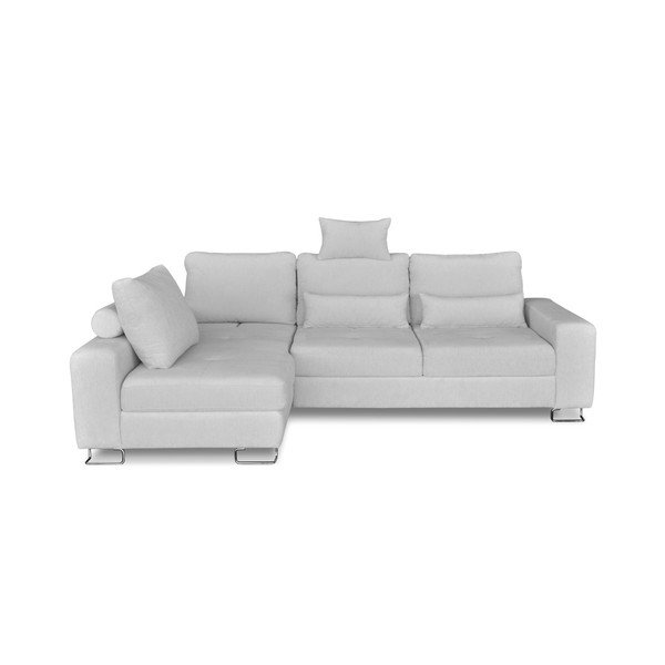 Světlá rohová rozkládací pohovka Windsor & Co. Sofas Alpha, levý roh