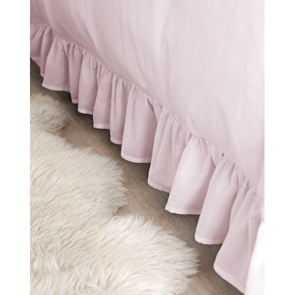 Růžové bavlněné povlečení Bianca Frill, 135 x 200 cm-image-4