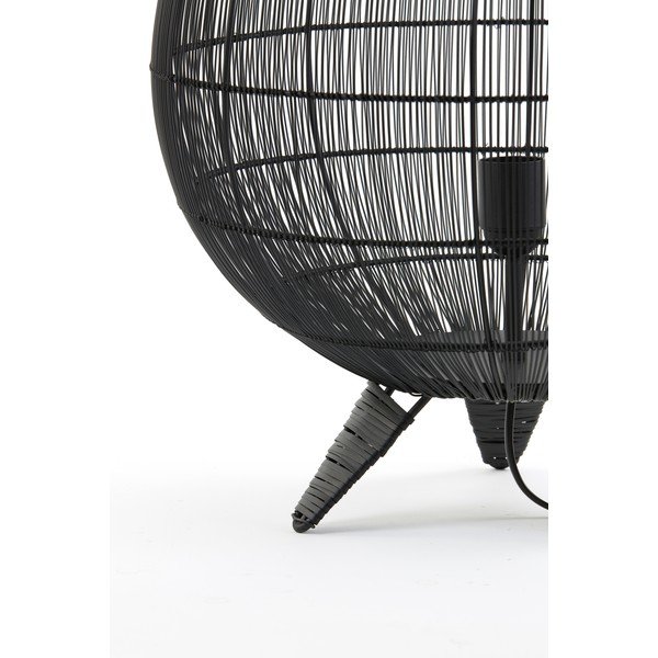 Matně černá stolní lampa s kovovým stínidlem (výška 56 cm) Yumi – Light & Living-image-4
