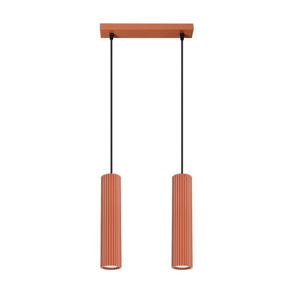 Závěsné svítidlo v cihlové barvě Gleam – Nice Lamps