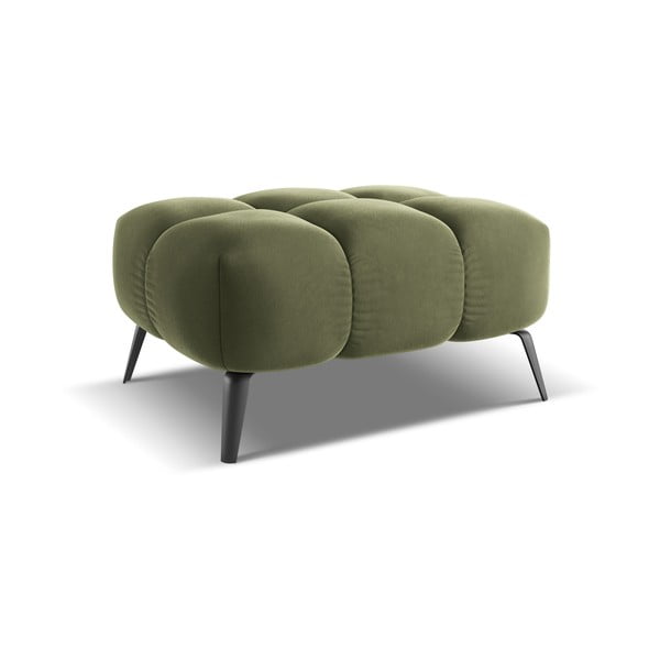 Zelená sametová podnožka Nalu – Makamii-image-2