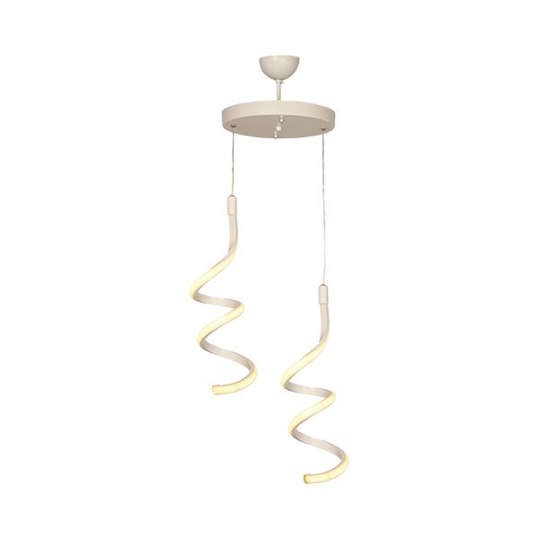 Bílé kovové LED závěsné svítidlo ø 25 cm Hilton – Squid Lighting