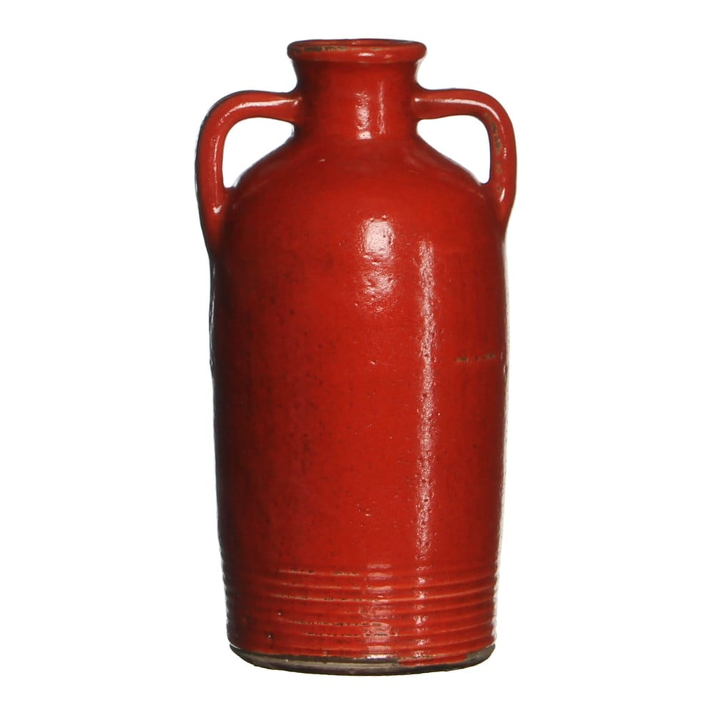 Keramická váza Sil Red, 20x10 cm