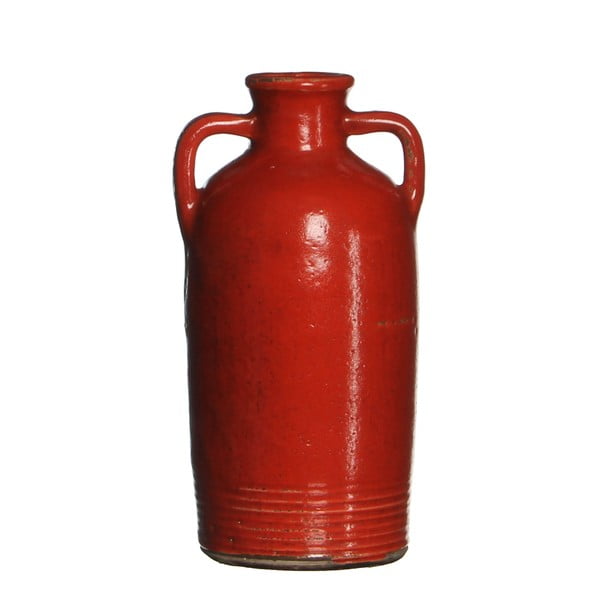 Keramická váza Sil Red, 20x10 cm