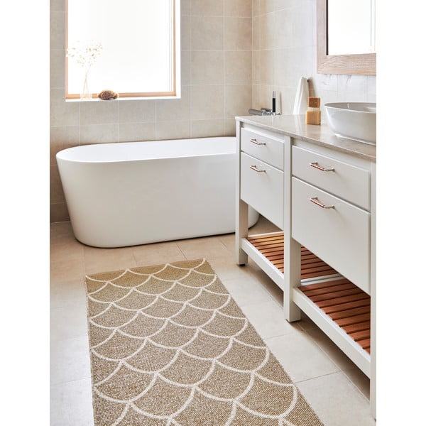 Béžový vnitřní a venkovní běhoun 70x150 cm Kotte Sand – Pappelina-image-1