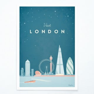 Plakát Travelposter London, 30 x 40 cm