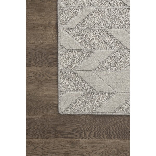 Světle šedý vlněný koberec 120x180 cm Credo – Agnella-image-3