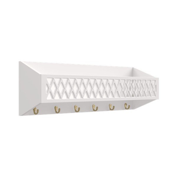 Bílý nástěnný dětský věšák 75x25 cm Harlequin – Cam Cam Copenhagen