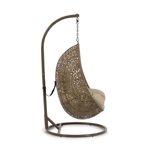 Závěsné zahradní křeslo se stojanem Kave Home Florina-image-2