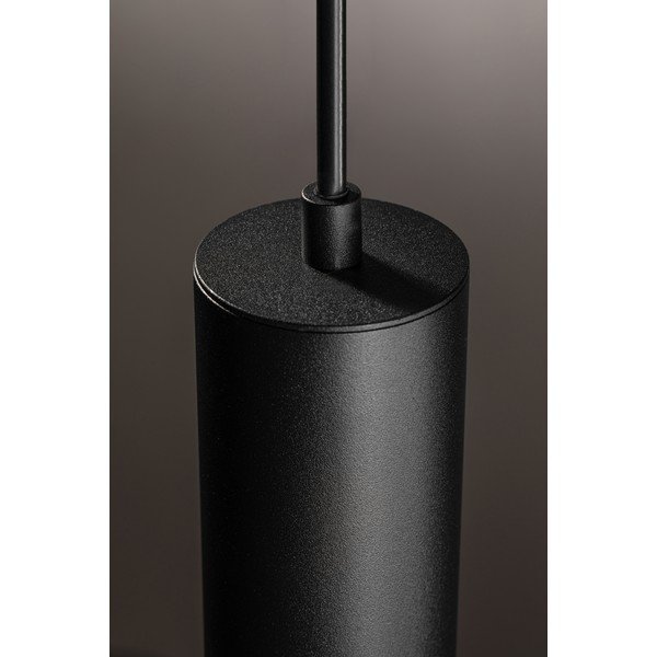 Černé závěsné svítidlo s kovovým stínidlem Tresos II – GTV-image-4