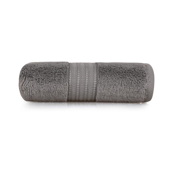 Tmavě šedý bavlněný ručník 30x50 cm Chicago – Foutastic-image-2