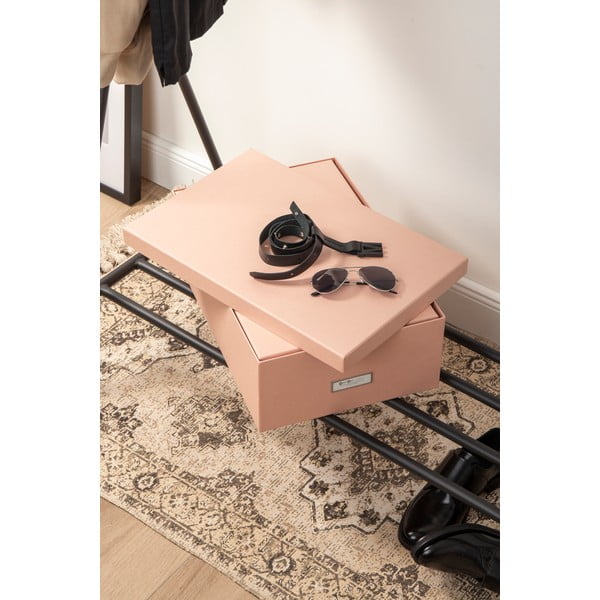 Kartonové úložné boxy s víkem v sadě 3 ks Inge – Bigso Box of Sweden-image-1