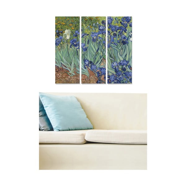 Obrazy v sadě 3 ks 20x50 cm Vincent van Gogh – Wallity