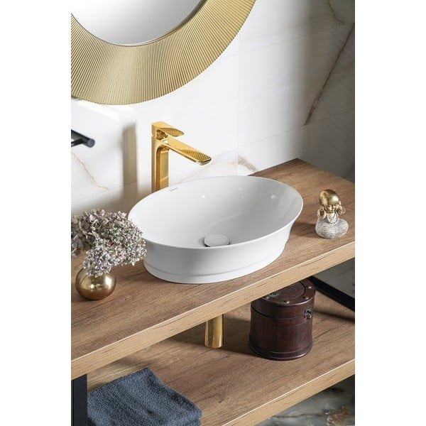 Stojánková umyvadlová baterie ve zlaté barvě Spy – Sapho-image-2