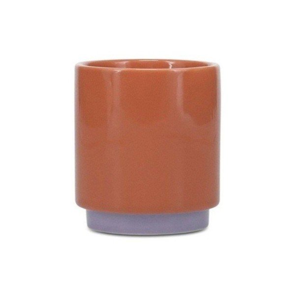 Oranžový/fialový kameninový šálek 130 ml Duo – ONA
