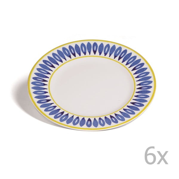 Sada 6 dezertních talířů Toscana Pienza, 21.5 cm