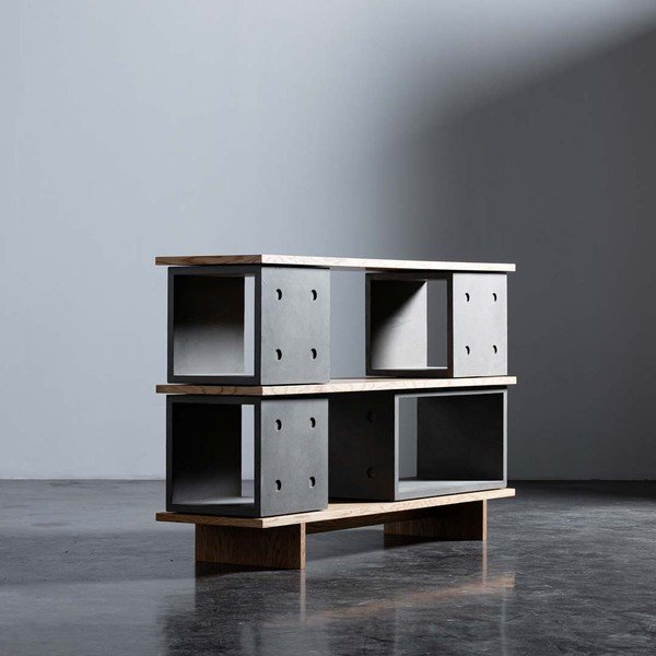 Betonová komoda Lyon Béton Dice, 155 x 98 cm-image-1